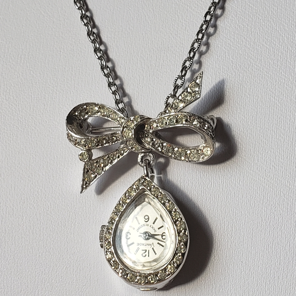 Vintage Watch Pendant / Broach